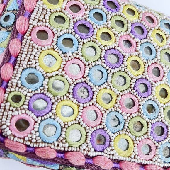 Fendi Baguette Multicolor mirror silver hardware shoulder bag - Picture 5 of 9